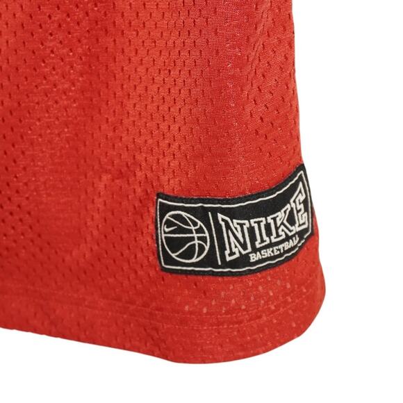 Vintage Y2K Nike Basketball Mesh Jersey Red Youth Medium | Retro Athletic - Picture 4 of 5
